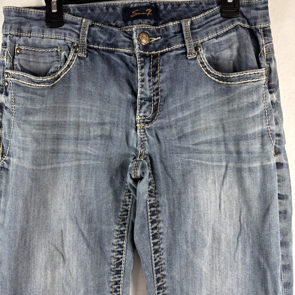 Seven 7 Jeans Womens Size 10 Baggy Straight Stretch